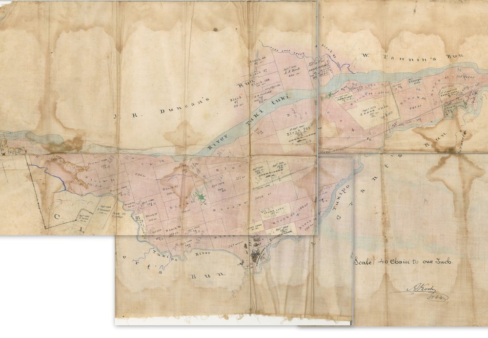 Old map of CHB