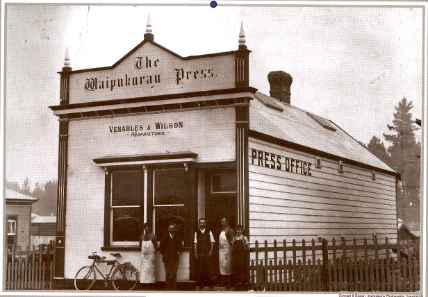 The Waipukurau press building