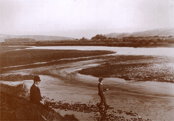 Fishing the upper Tuki Tuki River.
