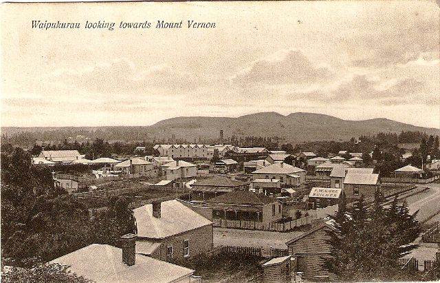 Waipukurau looking towards Mount Vernon