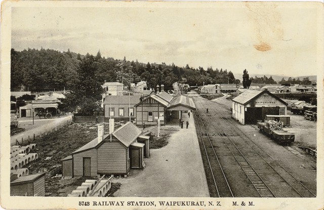 Waipukurau 5743 Railway Station.