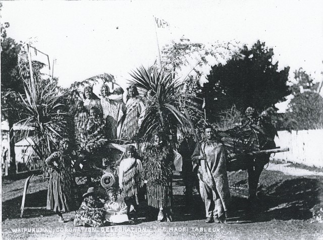 Waipukurau Coronation Celebretion.The Maori tableux.
