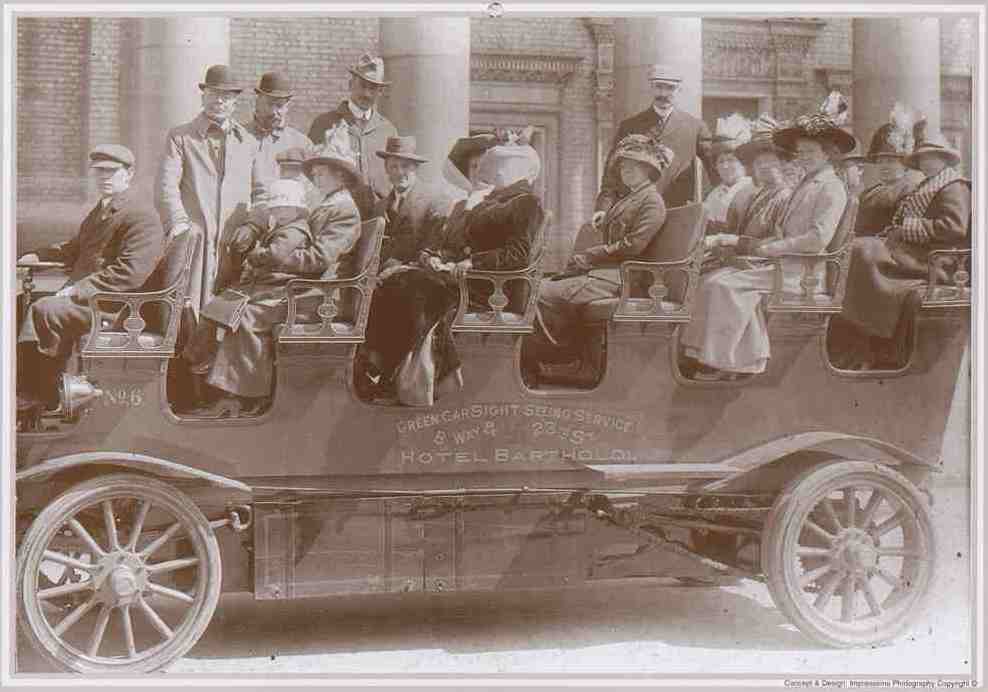 Waipawa's first public transport 1930's