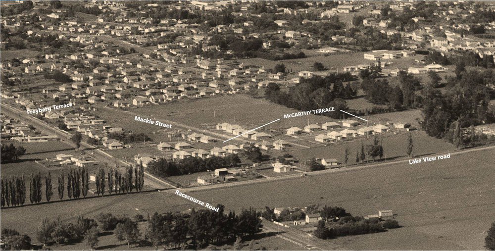 WAIPUKURAU -  A CLOSER LOOK AT MACKIE STREET AND McCARTHY TERRACE - NOVEMBER 1958