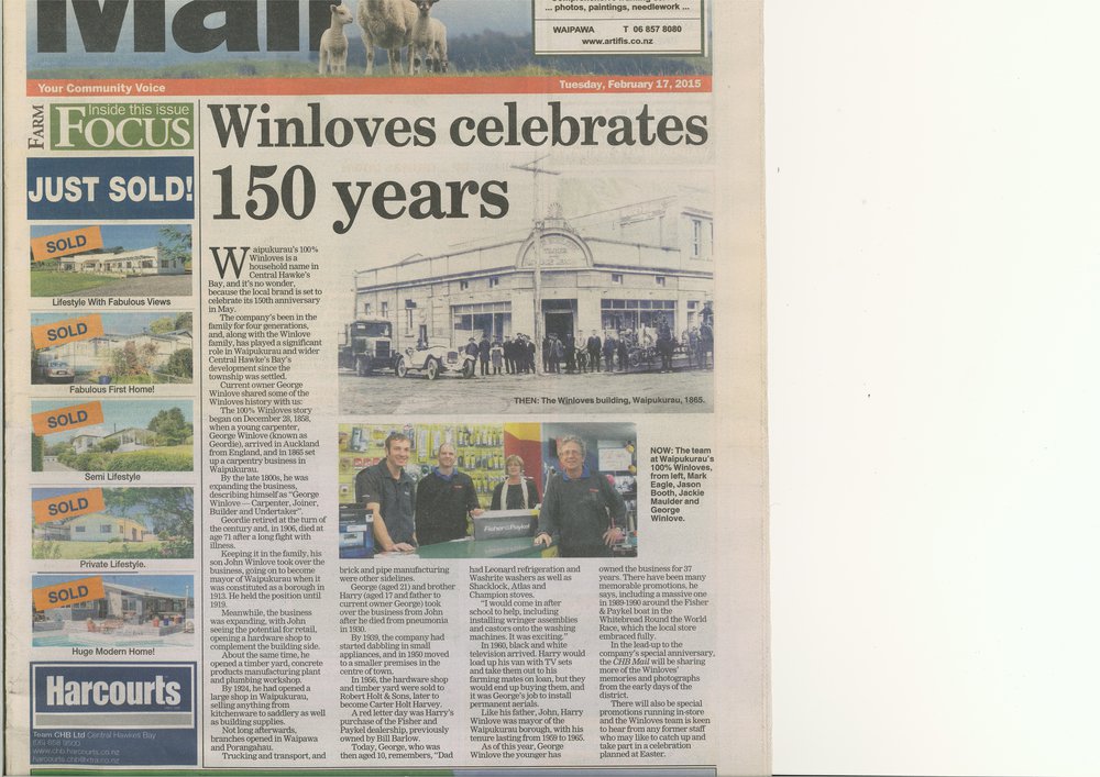 Winloves celebrates 150 years