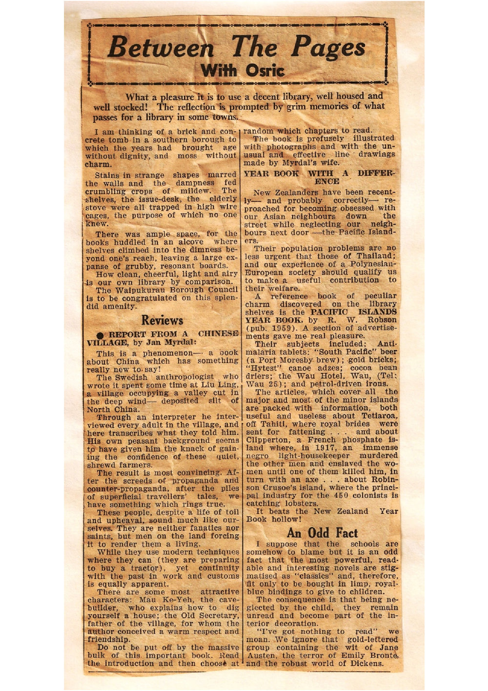 Between The Pages with Osric