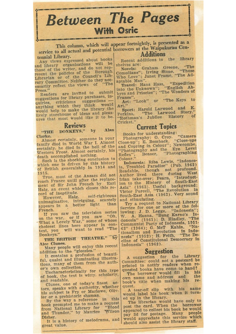 Between The Pages with Osric