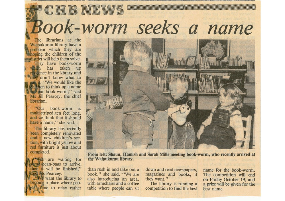 Book-worm seeks a name