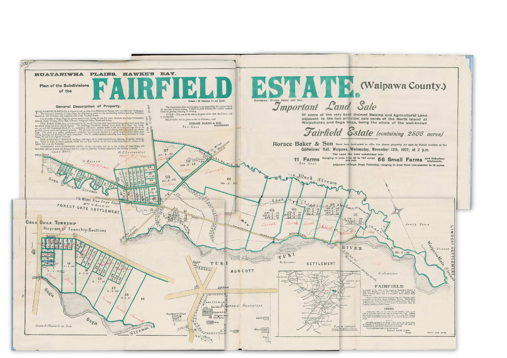 Plan of the Subdivisions of the Fairfield Estate