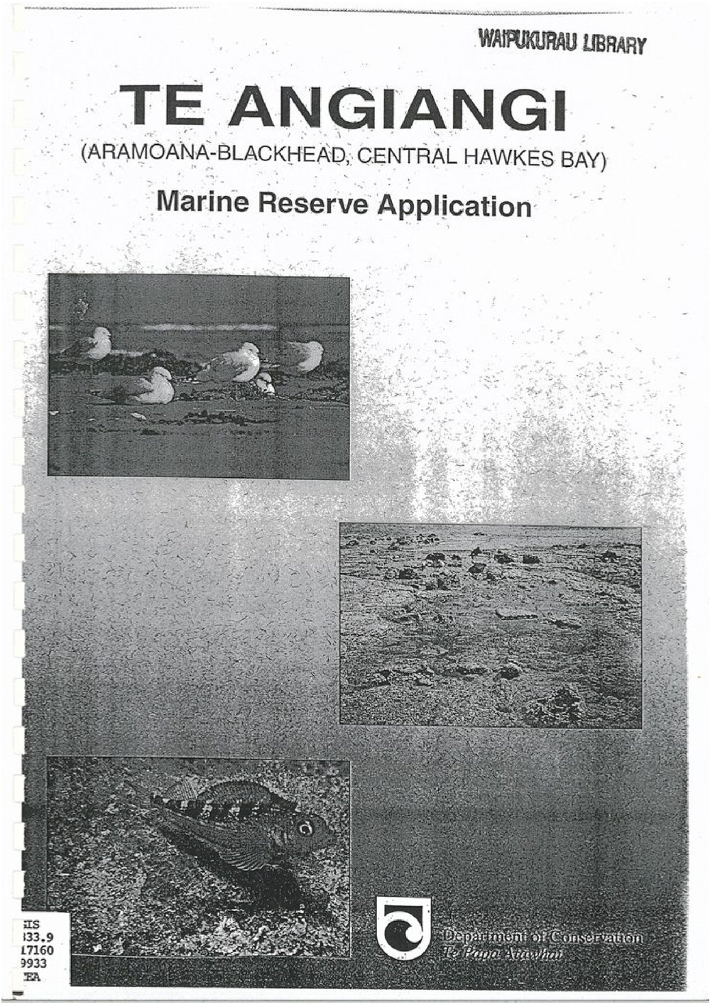 Te Angiangi Marine Reserve Application - Appendices