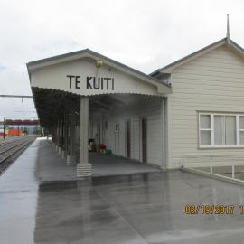 Te Kuiti rail station, east side, 2017