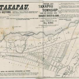Map of Takapau Suburban Sections
