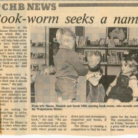 Book-worm seeks a name