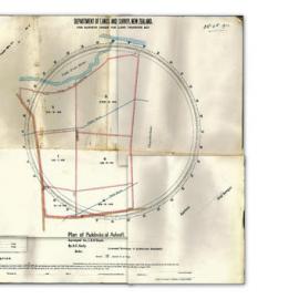 Plan of Paddocks at Ashcott
