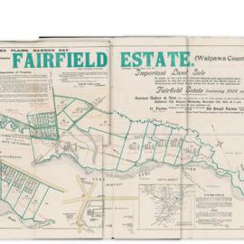 Plan of the Subdivisions of the Fairfield Estate