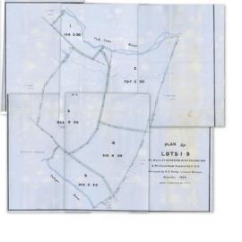 Plan of Lots between Tukituki and Tukipo Rivers