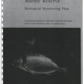 Te Angiangi Marine Reserve - Biological Monitoring Plan