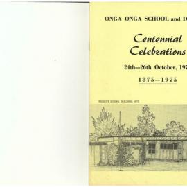 Onga Onga School and District Centennial Celebrations 