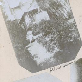 In the garden at Ashcott Homestead