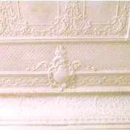 Pressed metal ceiling