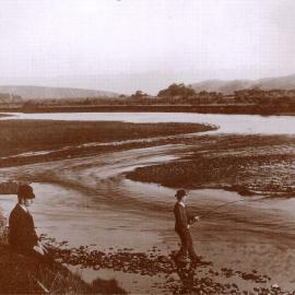 Fishing the upper Tuki Tuki River.