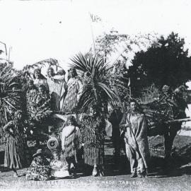 Waipukurau Coronation Celebretion.The Maori tableux.