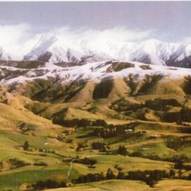 Hinerua Station.Ruahine ranges behind.