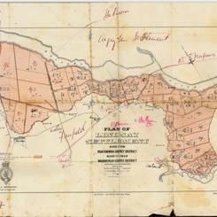 Map of Lindsay Settlement
