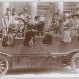 Waipawa's first public transport 1930's