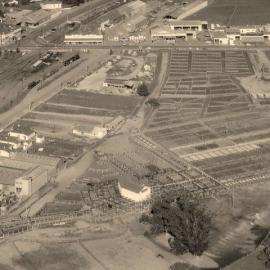 WAIPUKURAU - A BIRD'S EYE VIEW OF THE SALEYARDS - 1956 TO 1965
