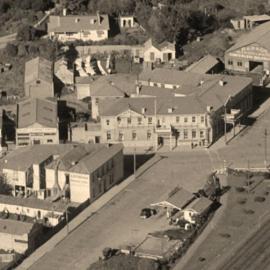 A LITTLE PIECE OF WAIPUKURAU CLOSE UP - TRAVELLERS OFF THE TRAIN ARE STEERED TO THE TAVISTOCK