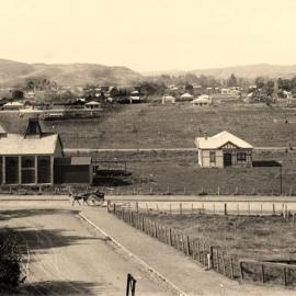WAIPAWA - THE GAS WORKS AND VICTORIA STREET - 1913