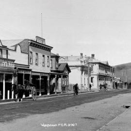 LOOKING BACK TO WAIPAWA'S HIGH STREET IN 1913