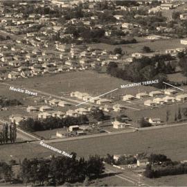 WAIPUKURAU -  A CLOSER LOOK AT MACKIE STREET AND McCARTHY TERRACE - NOVEMBER 1958